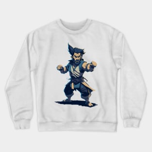 Jew Jitsu Humor Crewneck Sweatshirt